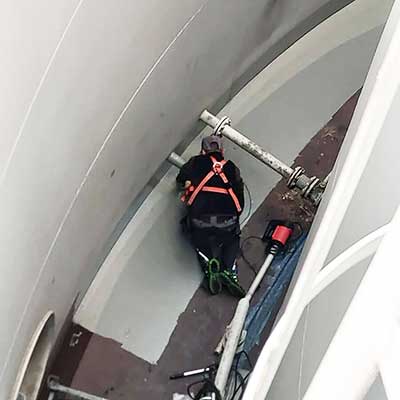 Sanierung Auffwangwanne Großtank