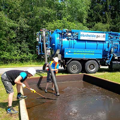 Messstation an neuem Ölabscheider