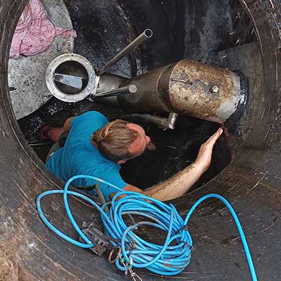 Ölabscheider Sanierung Tankfläche