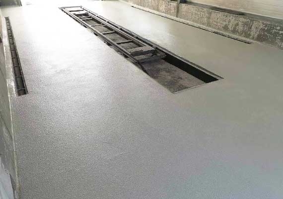 Rutschfeste WHG Beschichtung in Waschanlage