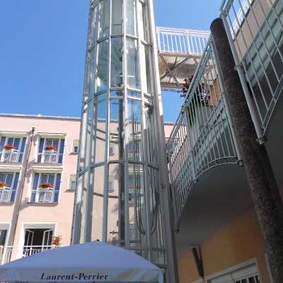 Hydraulik Aufzug Prüfung Hotel